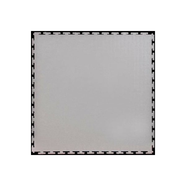 Lock-Tile Lock-Tile PVC Floor Tiles, SM002L, 19.5x19.5", Textured, Light Gray SM002L - main